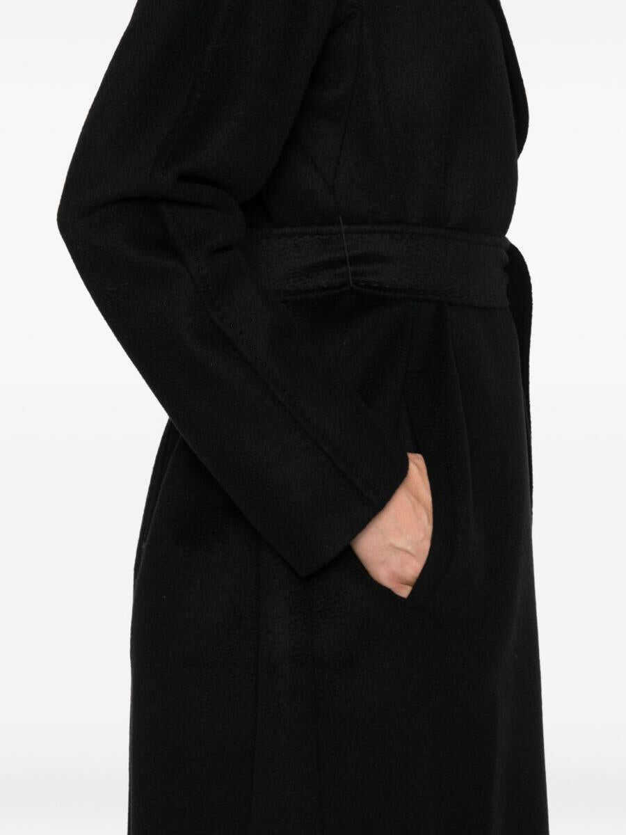 Paltoane Max Mara Max Mara Studio Dravenna Coat Black Femei (BM 18955278) 4