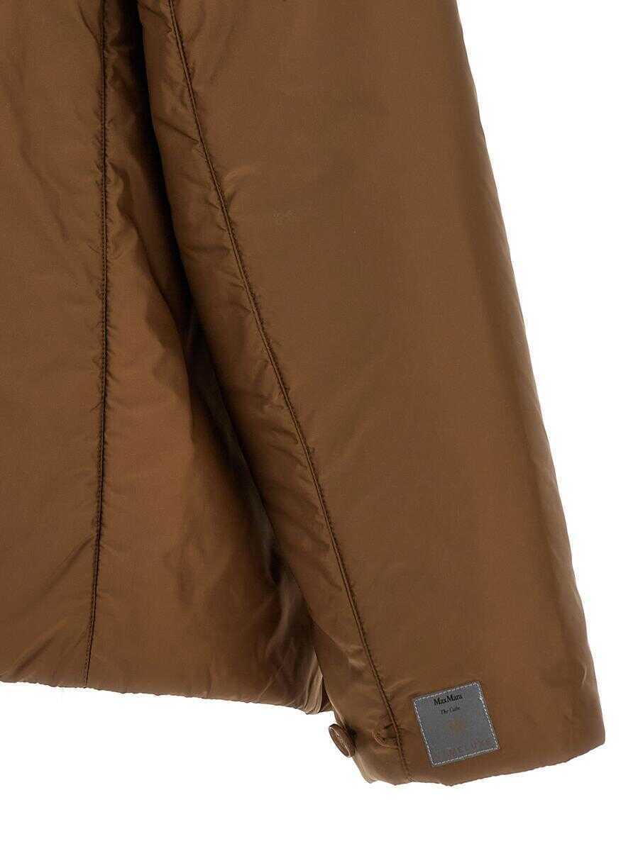 Geci Max Mara Max Mara The Cube Greenh Down Jacket BROWN Femei (BM 18955314) 4