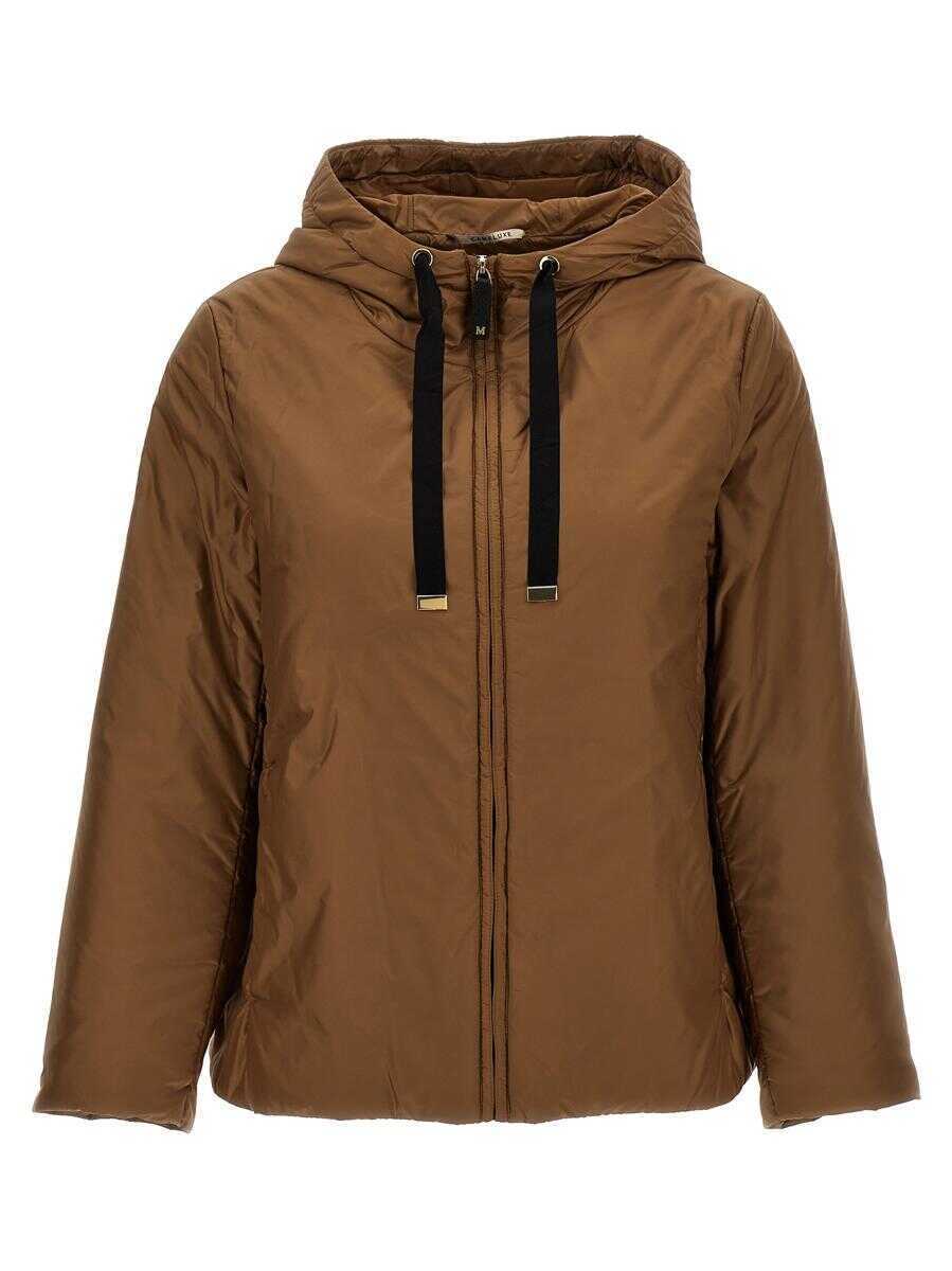 Geci Max Mara Max Mara The Cube Greenh Down Jacket BROWN Femei (BM 18955314) 1