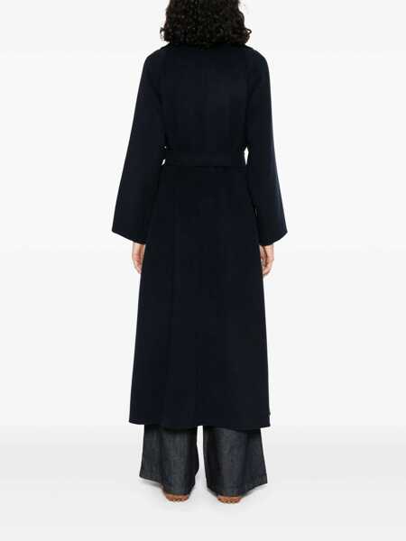 Geci Max Mara S Max Mara Doris Coat BLUE Femei (BM 18955374) 4