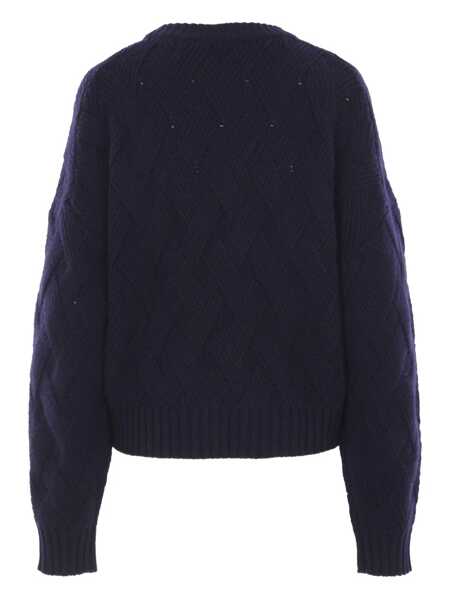 Pulovere Allude Allude Sweaters BLUE Femei (BM 18955488) 2