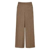 Pantaloni casual Twinset Wide-Leg Checked Trousers Femei
