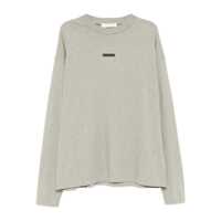 Topuri Fear Of God Essential Classic Long Sleeve Tee Concrete Heater Barbati