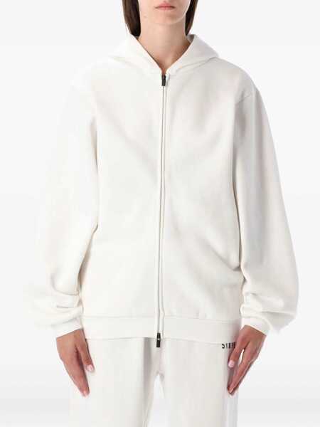 Bluze de trening Fear Of God Essential Fear Of God Essential White  90S Fit Zip Hoodie BRIGHT WHITE Femei (BM 18955662) 1