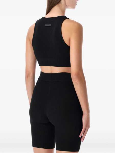 Topuri Fear Of God Essential Fear Of God Essential Black  Crop Top JET BLACK Femei (BM 18955665) 2