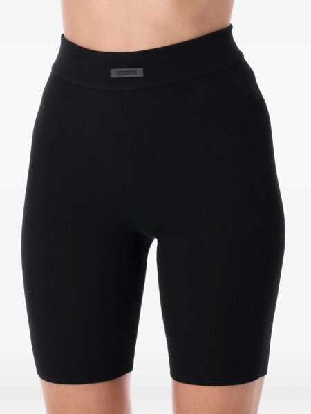Pantaloni casual Fear Of God Essential Fear Of God Essential Black  Biker Shorts JET BLACK Femei (BM 18955671) 3