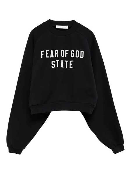 Pulovere Fear Of God Essential Fear Of God Essential Black  Sweatshirt JET BLACK Femei (BM 18955680) 1