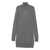 TOTÊME TOTEME Wool Turtle-Neck Midi Dress GREY