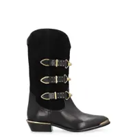 Bocanci Isabel Marant Mexia Leather Boots Femei