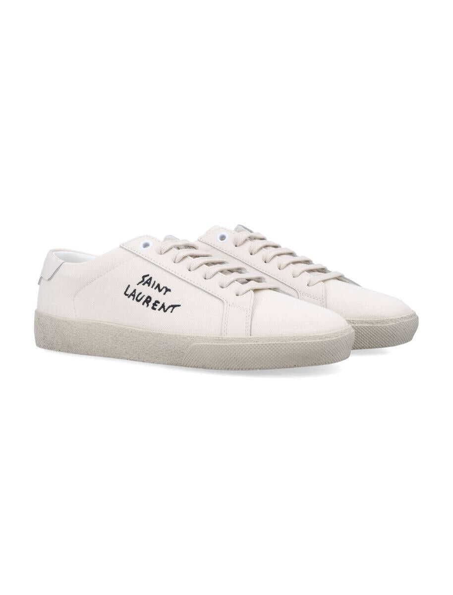 Sneakers Saint Laurent Saint Laurent Court Classic Sl/06 WomanS Sneakers In Canvas Beige Femei (BM 18955935) 3