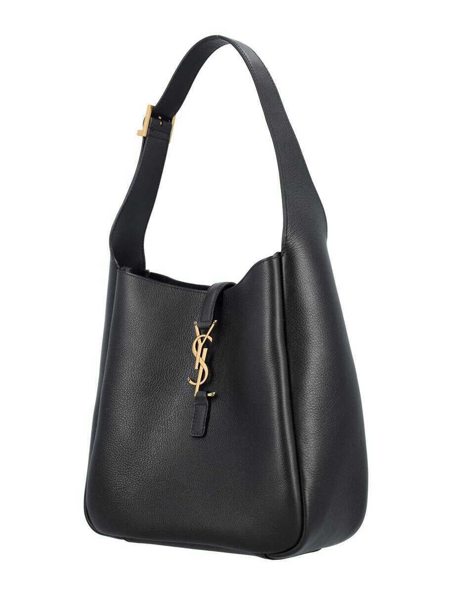 Genti de umar Saint Laurent Saint Laurent Le 5  7 Supple Small In Grained Leather Black Femei (BM 18955959) 3