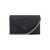 Saint Laurent Saint Laurent Cassandre Envelope Chain Wallet In Grain De Poudre Leather Black
