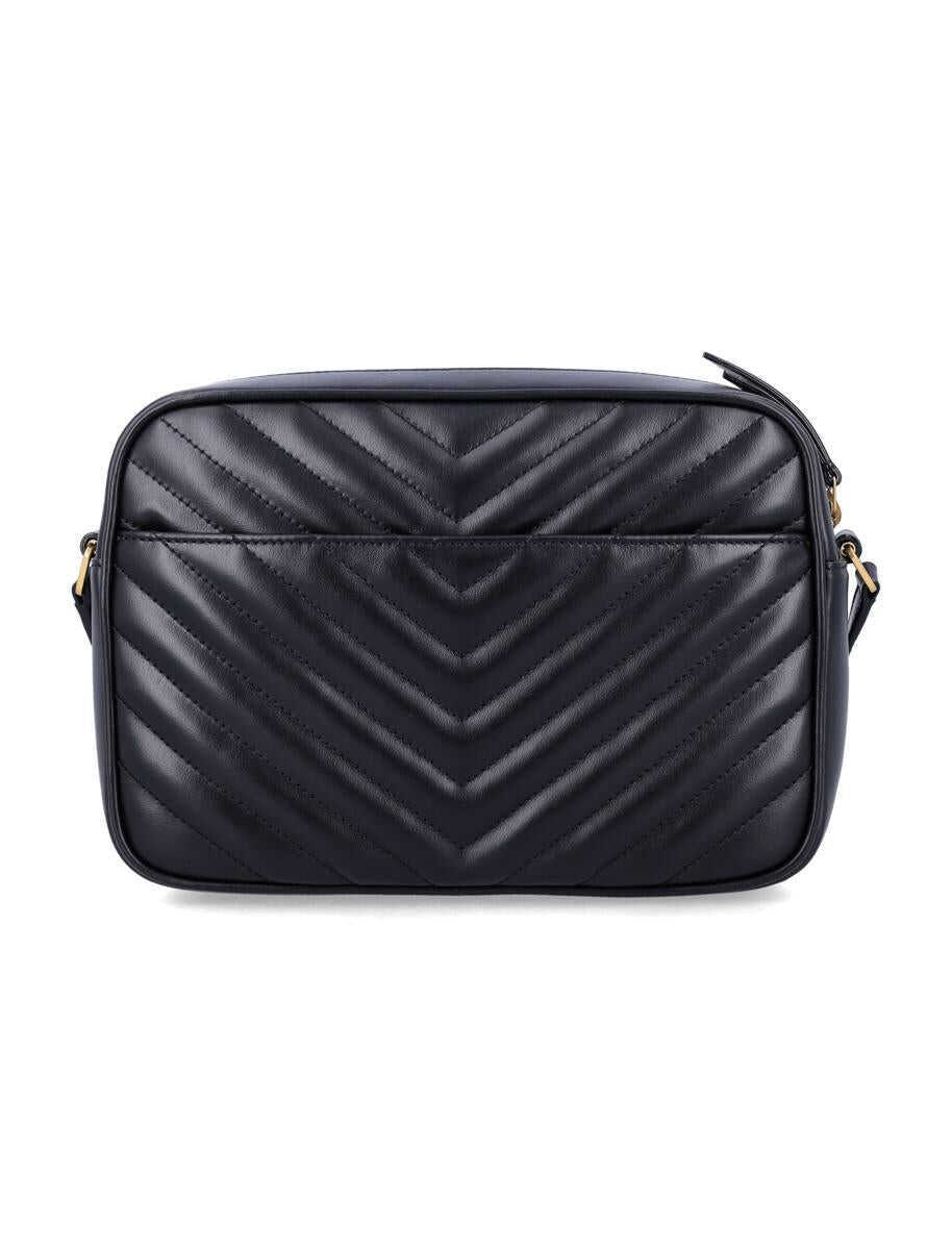 Genti de umar Saint Laurent Saint Laurent Lou Camera Bag In Quilted Leather Black Femei (BM 18955977) 3