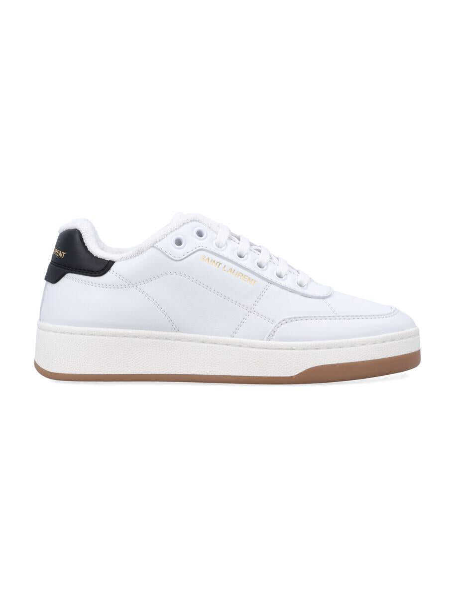 Sneakers Saint Laurent Saint Laurent Sl/61 WomanS Sneakers In Smooth White Leather WHITE Femei (BM 18956004) 1