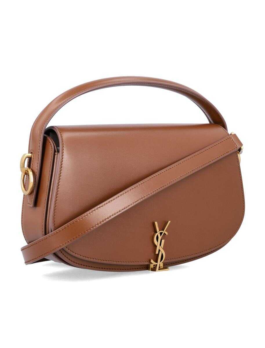 Genti de umar Saint Laurent Saint Laurent Voltaire Leather Shoulder Bag FOX Femei (BM 18956007) 2