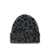 ANINE BING Anine Bing Elia Alpaca-Wool Beanie Grey Leopard Pattern GREY LEOPARD PRINT