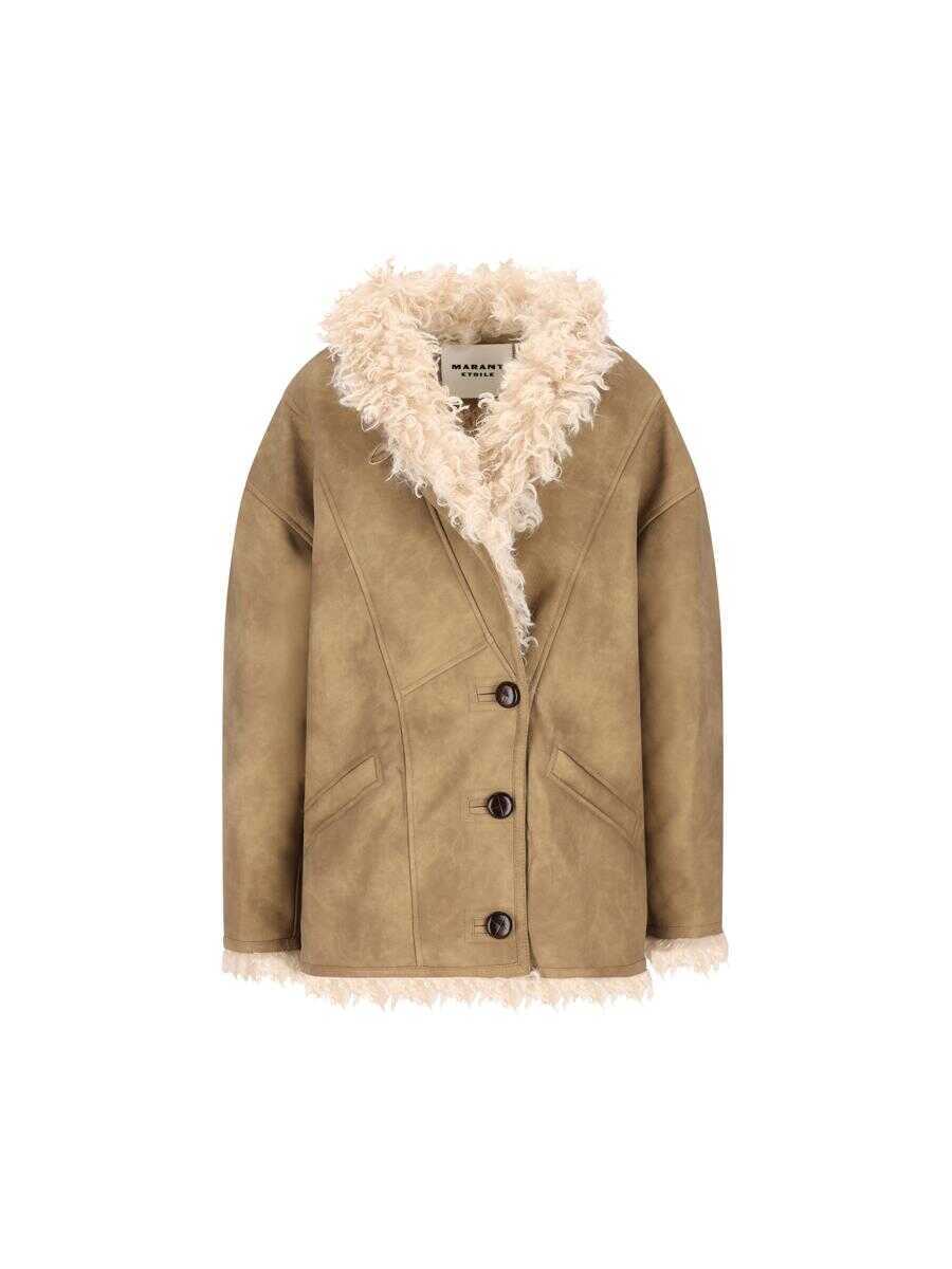 Paltoane Isabel Marant Isabel Marant toile Coats Beige Femei (BM 18956226) 1