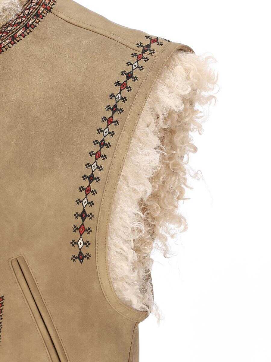 Geci Isabel Marant Isabel Marant toile Jackets Beige Femei (BM 18956241) 4