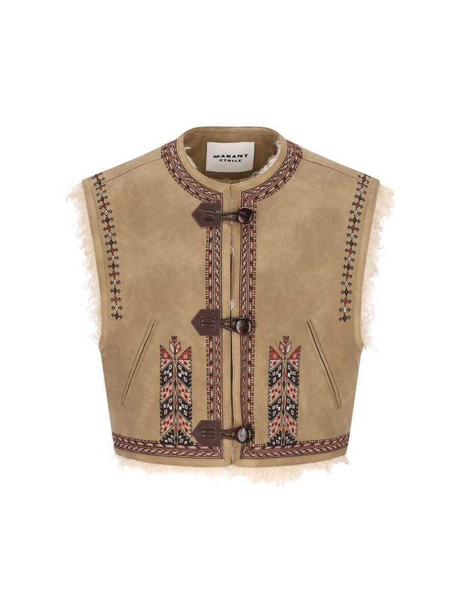 Geci Isabel Marant Isabel Marant toile Jackets Beige Femei (BM 18956241) 1