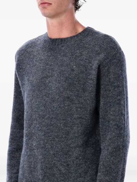 Pulovere A.P.C. A.P.C. Lucas Alpaca Blend Crew Neck Sweater Blue Barbati (BM 18956265) 3