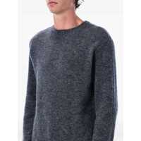 Pulovere A.P.C. pentru Barbati - Pulovere A.P.C. A.P.C. Lucas Alpaca Blend Crew Neck Sweater Blue Barbati (BM 18956265) - B-mall.ro