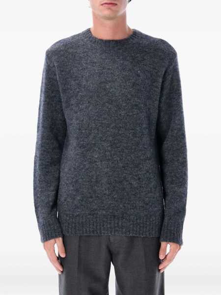 Pulovere A.P.C. A.P.C. Lucas Alpaca Blend Crew Neck Sweater Blue Barbati (BM 18956265) 1