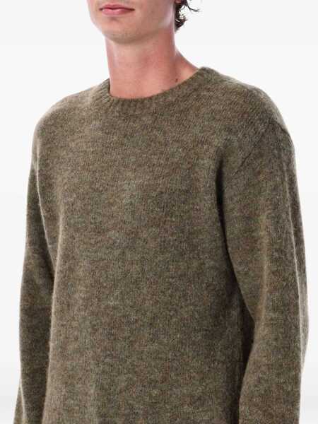Pulovere A.P.C. A.P.C. Lucas Alpaca Blend Crew Neck Sweater BROWN Barbati (BM 18956268) 3