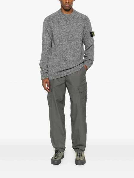 Pulovere Stone Island Stone Island Moulin Wool Raglan Sweater Grey Barbati (BM 18956448) 2