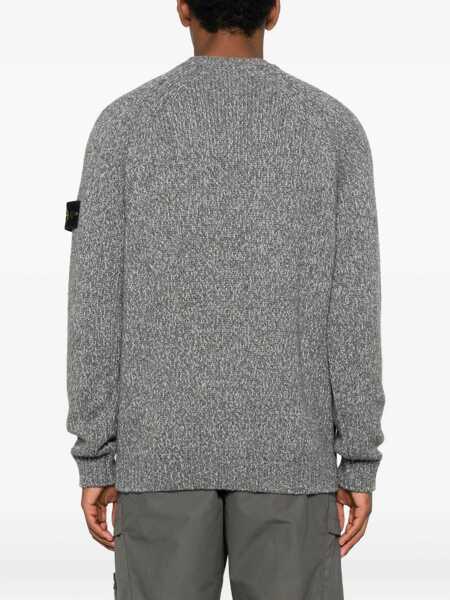 Pulovere Stone Island Stone Island Moulin Wool Raglan Sweater Grey Barbati (BM 18956448) 4