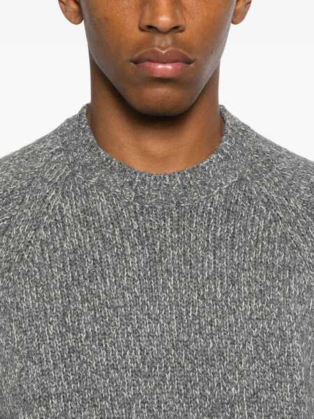 Pulovere Stone Island Stone Island Moulin Wool Raglan Sweater Grey Barbati (BM 18956448) 5