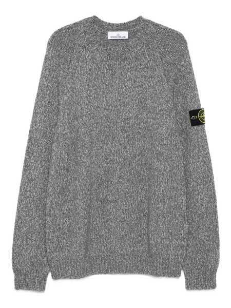 Pulovere Stone Island Stone Island Moulin Wool Raglan Sweater Grey Barbati (BM 18956448) 1