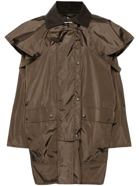 Geci Prada Prada Corduroy-Collar Storm Jacket MORO Femei (BM 18956814) 1