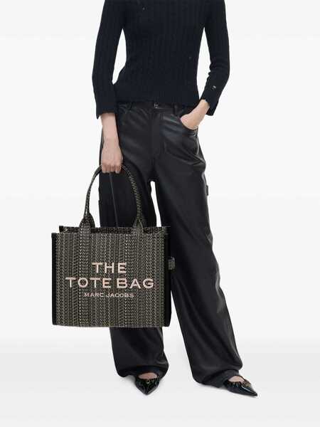 Genti de mana Marc Jacobs Marc Jacobs The Monogram Jacquard Large Tote Shopping Bag Beige Femei (BM 18956820) 3