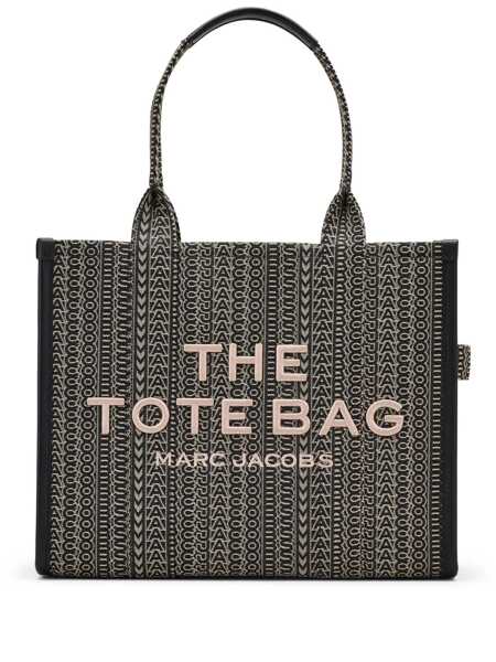 Genti de mana Marc Jacobs Marc Jacobs The Monogram Jacquard Large Tote Shopping Bag Beige Femei (BM 18956820) 1
