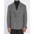 Tagliatore Herringbone Double-Breasted Jacket Black