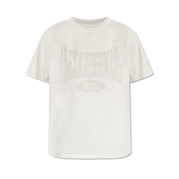 Topuri Alexander Wang Alexander Wang Graphic Ss Tee DIRTY WHITE Femei (BM 18957771) 1