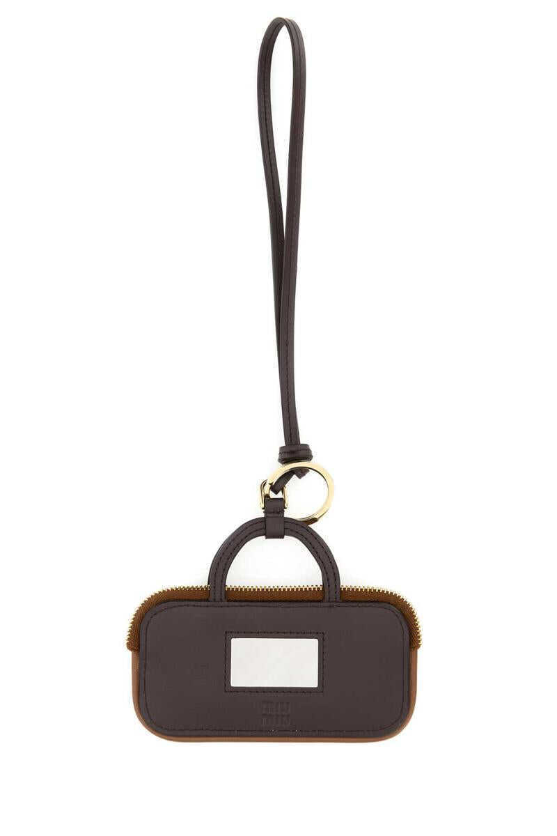 Accesorii Miu Miu Miu Miu Key Tag Brown Femei (BM 18958137) 2