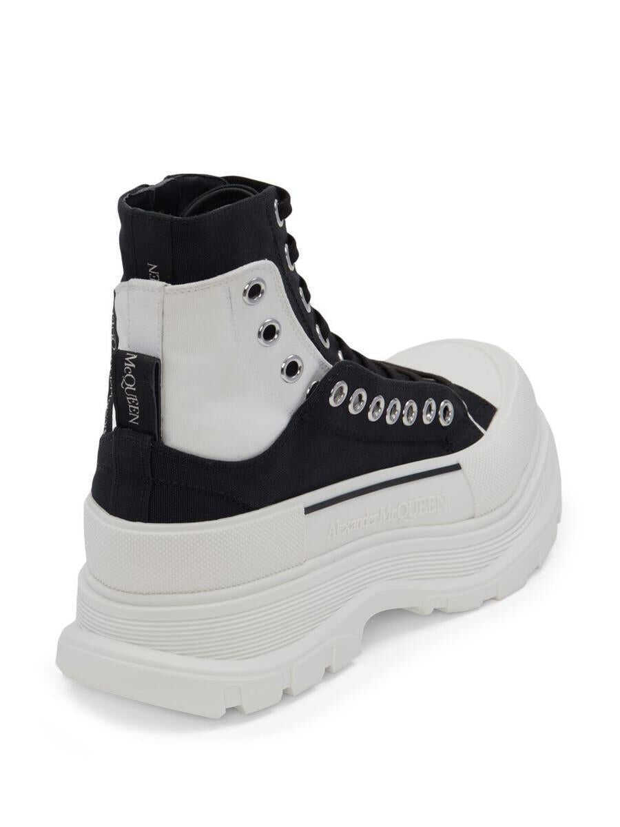 Bocanci Alexander McQueen Alexander McQueen Tread Slick Ankle Boots Black Barbati (BM 18958437) 2