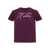 Versace Jeans Couture Versace Jeans Couture Logo Burgundy Stretch Cotton T-Shirt Red