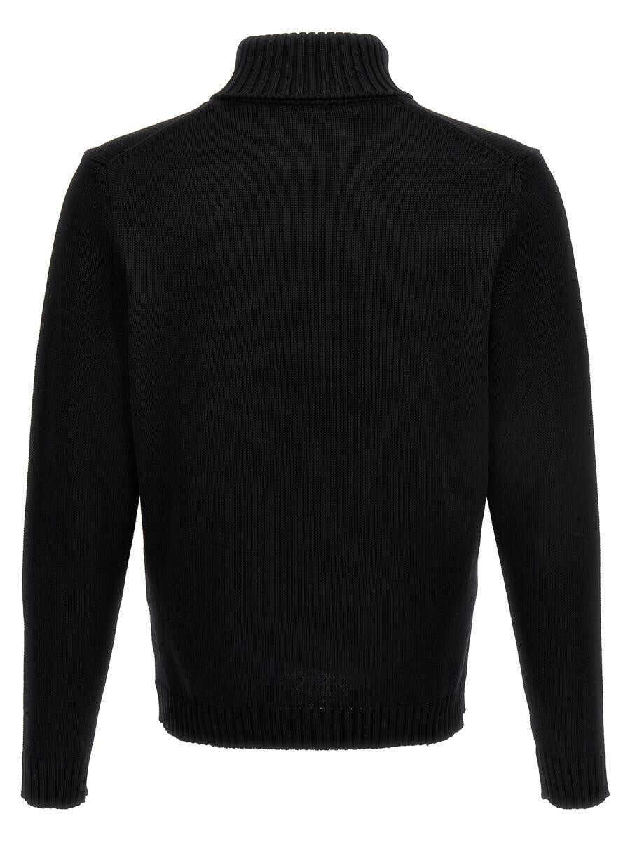 Pulovere Zanone Zanone Turtle-Neck Sweater Black Barbati (BM 18958761) 2