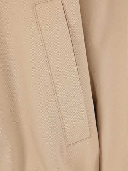 Paltoane Saint Laurent Saint Laurent  Coats BEIGE COQUILLE Femei (BM 18959325) 4