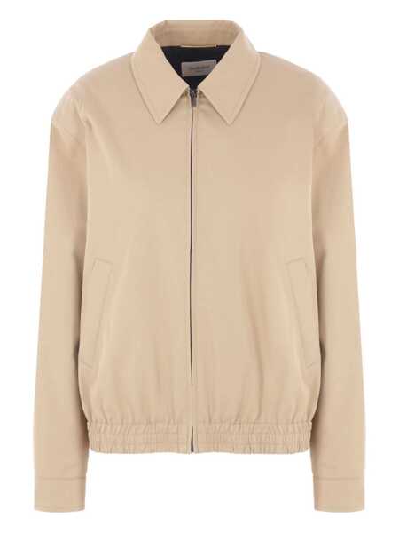 Paltoane Saint Laurent Saint Laurent  Coats BEIGE COQUILLE Femei (BM 18959325) 1