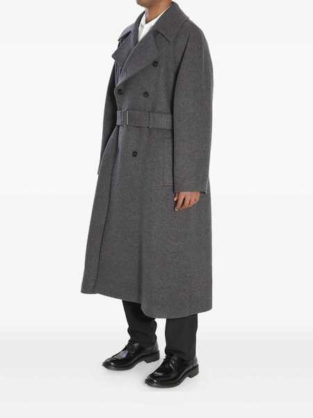 Paltoane Saint Laurent Saint Laurent  Coats GREY Barbati (BM 18959679) 2