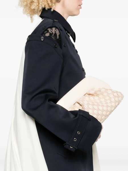 Genti de mana THEMOIR Themoir Clutch With Braided Design WHITE Femei (BM 18959856) 2