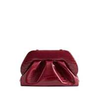 Genti de mana Themoirè Tia Crocodile-Effect Clutch Femei
