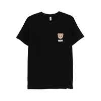 Tricouri Moschino Cotton Short-Sleeved T-Shirt With Logo Barbati