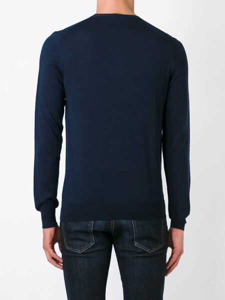 Pulovere Paolo Pecora Paolo Pecora Sweater BLUE Barbati (BM 18959901) 4