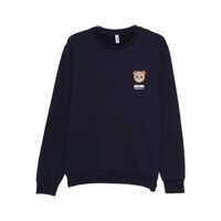 Pulovere Moschino Moschino Blue Sweatshirt With Moschino Bear Logo