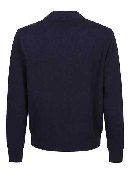 Bomber jacket Lardini Lardini Double Knitted Bomber Jacket Clothing BLUE Barbati (BM 18960093) 2