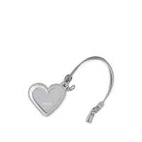 Accesorii 'Bou Heart' Metallic Mirror With Logo Lettering Pendant And Heart Charm In Metal Woman Femei